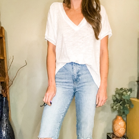 Free People White Tee - Small - Picture 3 of 6